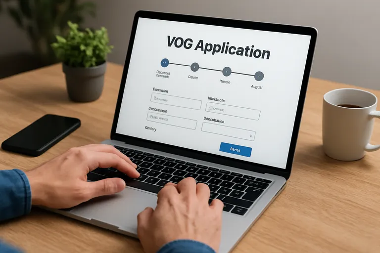 Stappen voor het digitaal aanvragen van een VOG